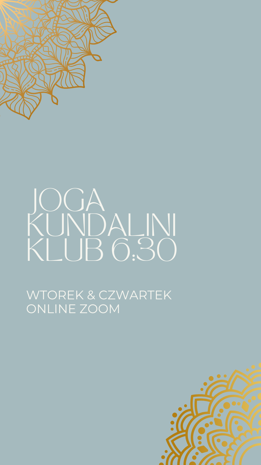 JOGA KUNDALINI KLUB 6:30