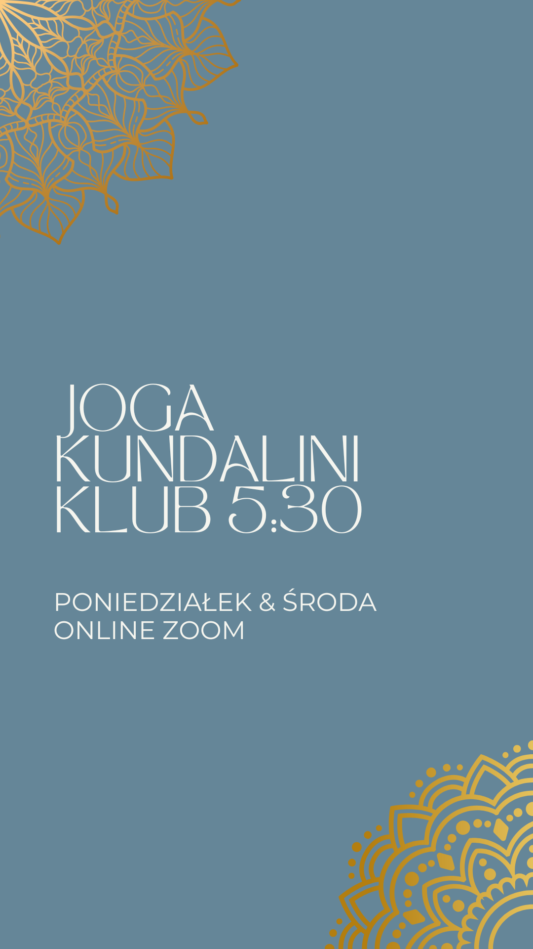 JOGA KUNDALINI KLUB 5:30